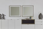 Legato Spiegel Dressoir Kast Wit 70x70