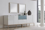 Legato Spiegel Dressoir Kast Wit 70x70