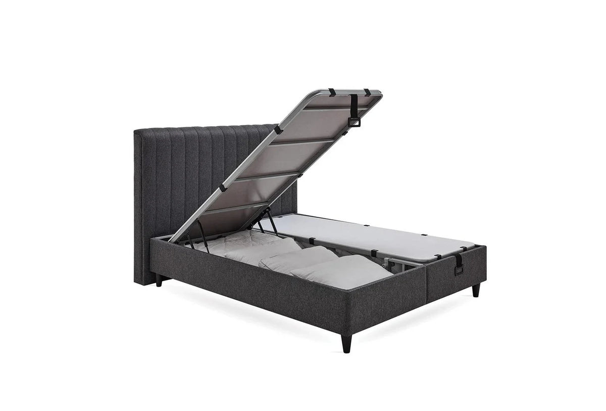 Yatas Bedding | Lento Baza Incl. Hoofdbord 140x200 | Boxspring | Met Opbergruimte