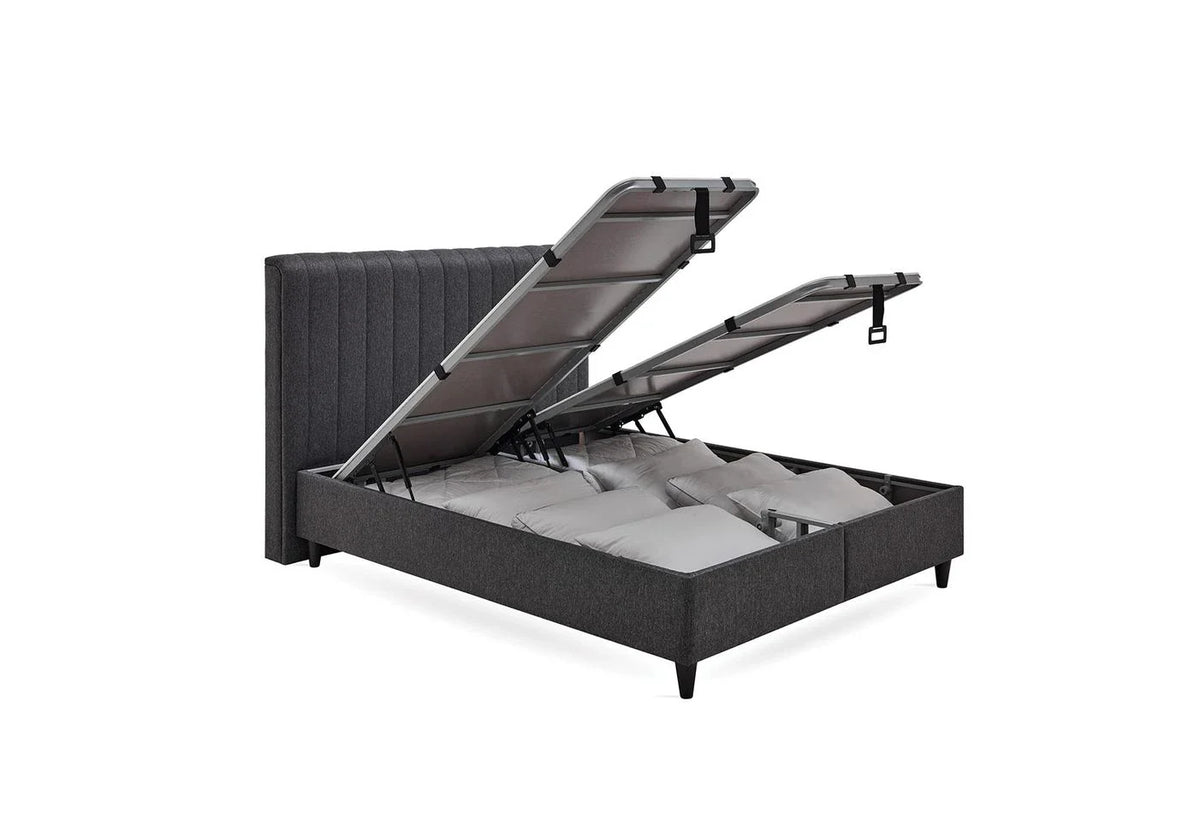 Yatas Bedding | Lento Baza Incl. Hoofdbord 140x200 | Boxspring | Met Opbergruimte
