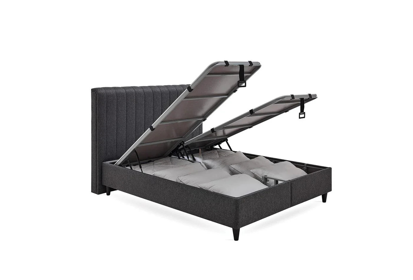 Yatas Bedding | Lento Baza Incl. Hoofdbord 140x200 | Boxspring | Met Opbergruimte