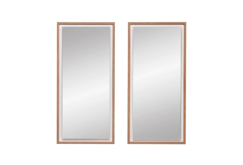 Loreto Spiegel Dressoir Kast 90x80 (set van 2)
