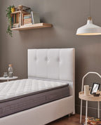 Yatas Bedding | Somni Baza Incl. Hoofdbord en Matras 3 in 1 Set | Boxsprings | Met Opbergruimte