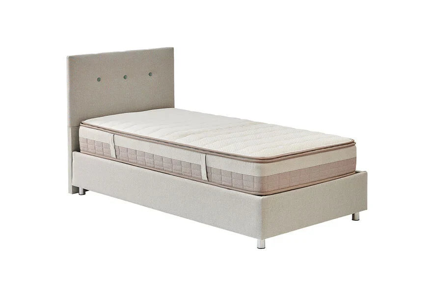 Yatas Bedding | Somni Baza Incl. Nova Hoofdbord 90x200 | Boxsprings | Met Opbergruimte