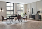 Riga Eettafel Zwart 160-200x90