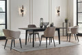 Riga Eettafel Zwart 160-200x90