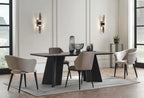 Riga Eettafel Zwart 200x100