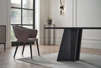 Riga Eettafel Zwart 160-200x90
