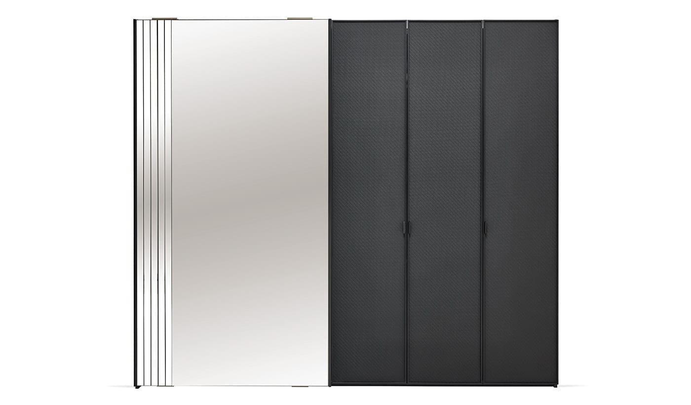 Riga Schuifdeurkast Combi Draaideur 220cm