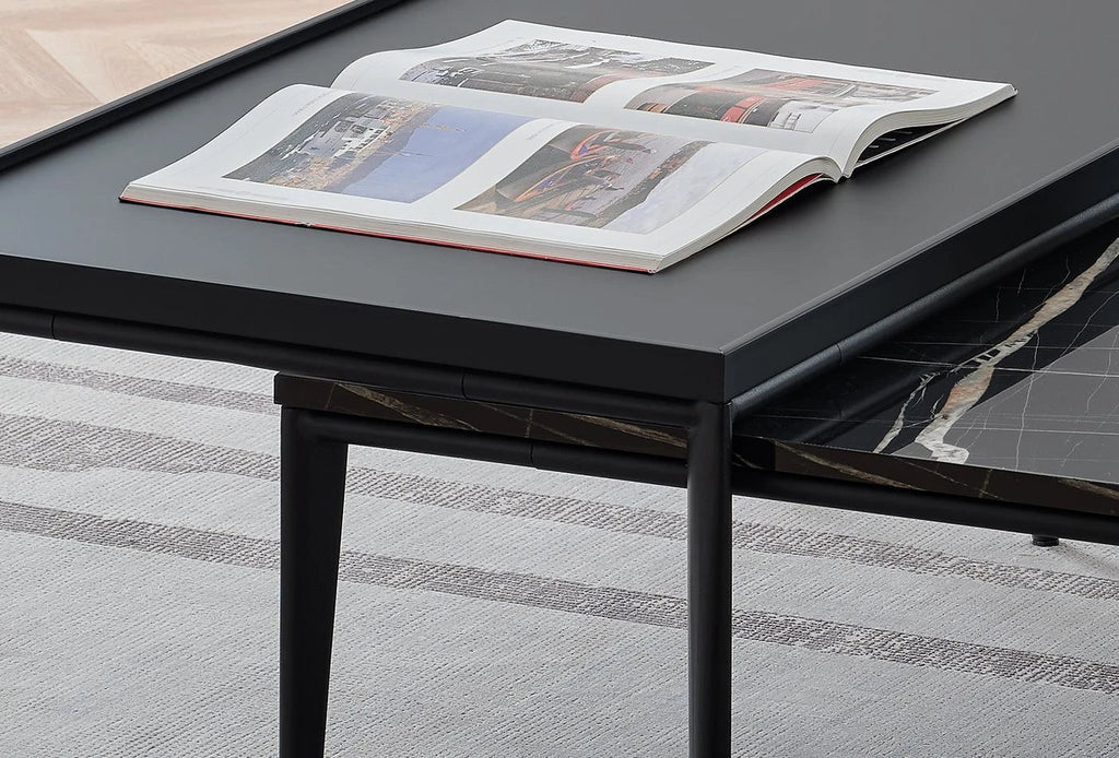 Riga Salontafel Marmer Look 103x103 (p/st)