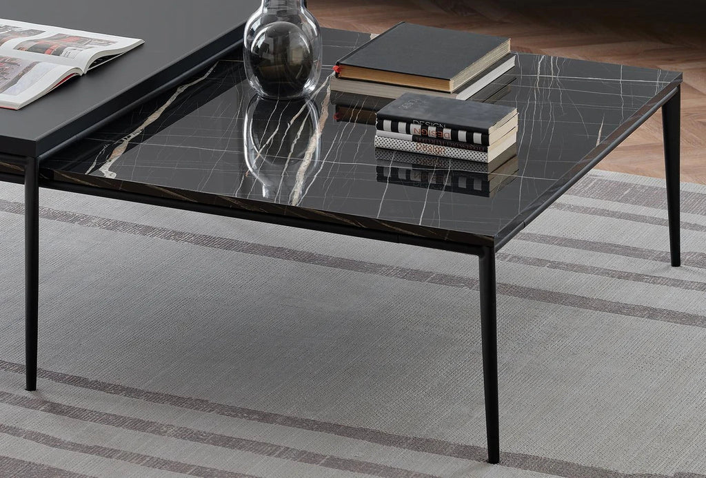 Riga Salontafel Marmer Look 103x103 (p/st)