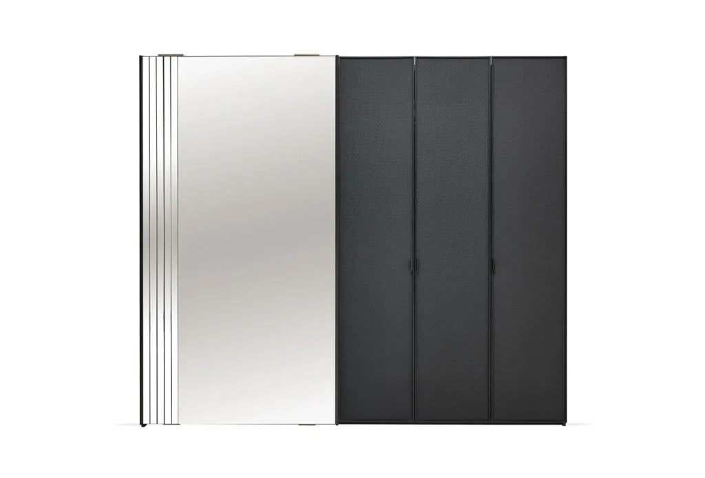 Riga Schuifdeurkast Combi Draaideur 220cm