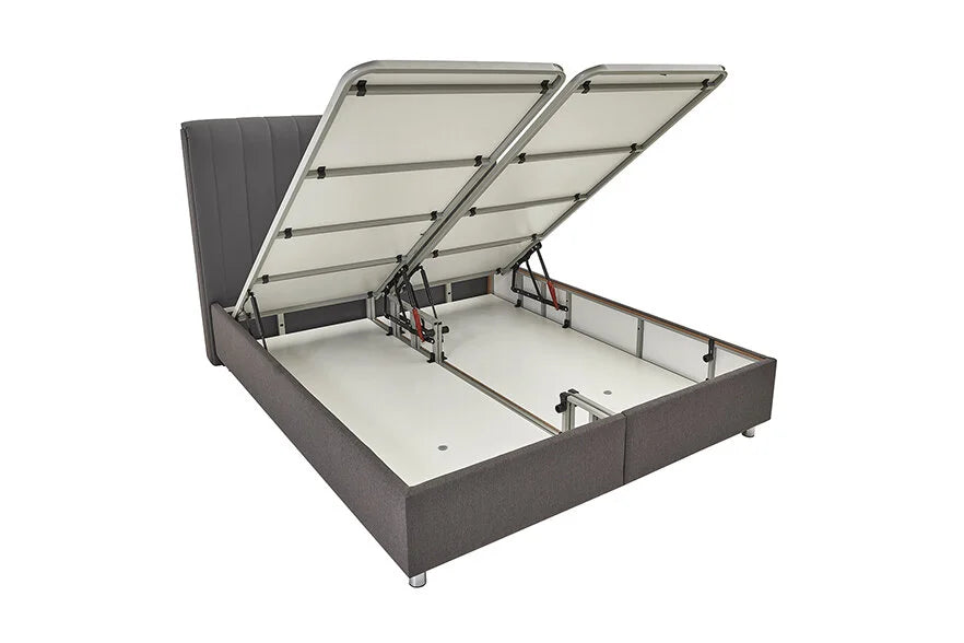 Yatas Bedding | Somni Baza Incl. Somni Hoofdbord 2 in 1 Set | Boxsprings | Met Opbergruimte