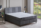 Yatas Bedding | Wool Sense Baza 160x200 Antraciet 3 in 1 Set | Boxspring | Met Opbergruimte