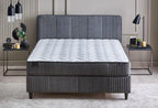 Yatas Bedding | Wool Sense Baza 160x200 Antraciet 3 in 1 Set | Boxspring | Met Opbergruimte