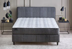 Yatas Bedding | Wool Sense Baza 160x200 Antraciet 3 in 1 Set | Boxspring | Met Opbergruimte