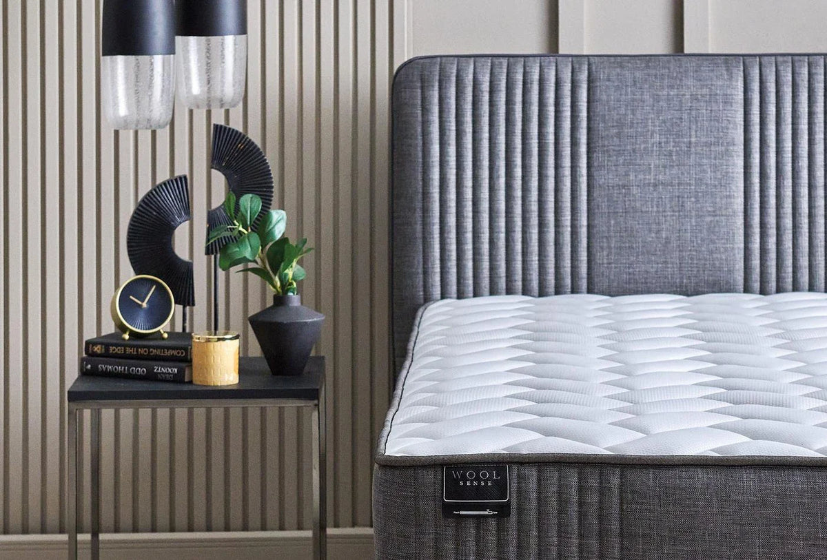 Yatas Bedding | Wool Sense Baza 160x200 Antraciet 3 in 1 Set | Boxspring | Met Opbergruimte