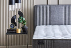 Yatas Bedding | Wool Sense Baza 160x200 Antraciet 3 in 1 Set | Boxspring | Met Opbergruimte
