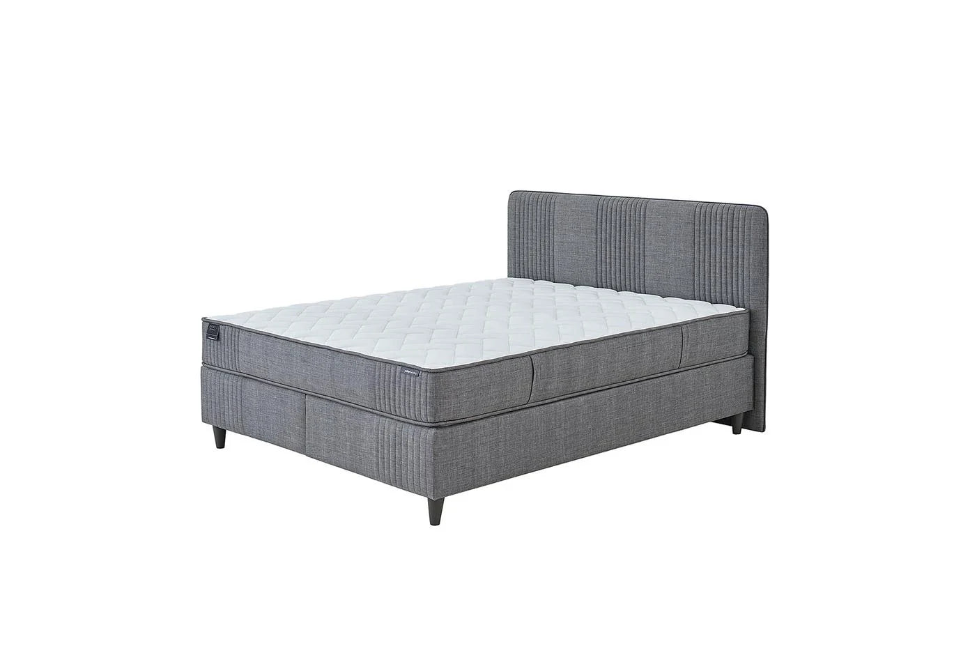 Yatas Bedding | Wool Sense Baza 160x200 Antraciet 3 in 1 Set | Boxspring | Met Opbergruimte