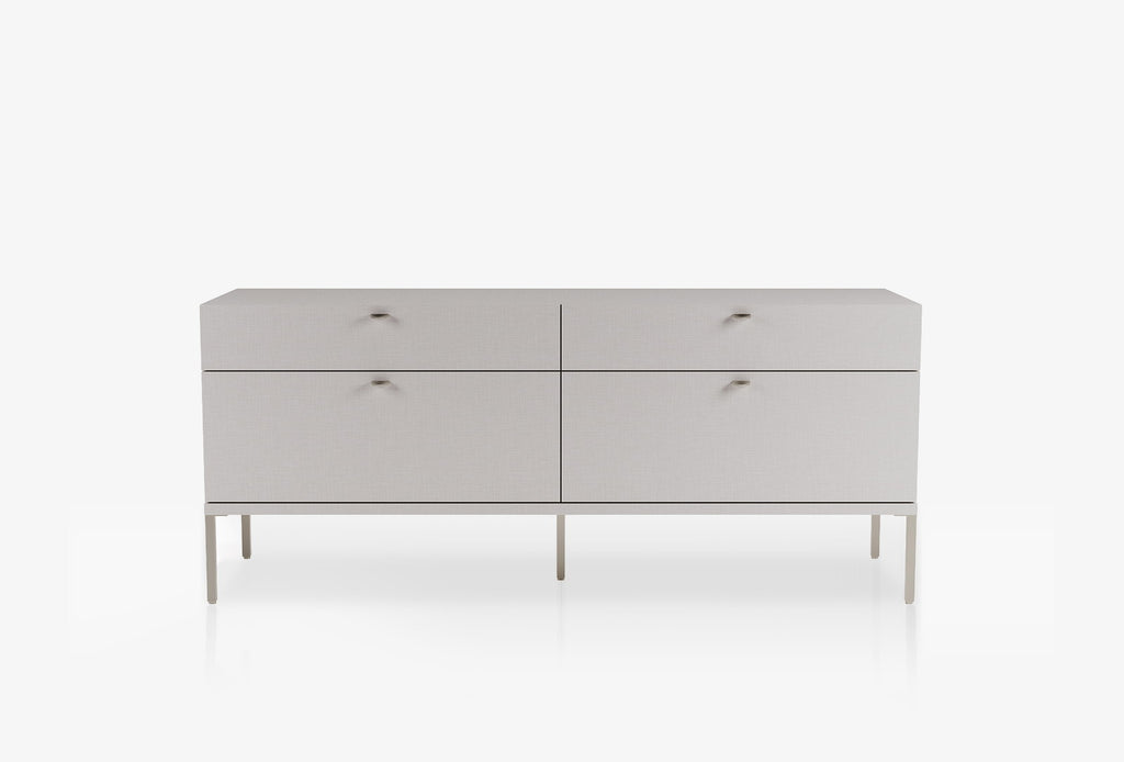 Fit & Flex 4 met Lade met Poten Module - Linnen, 160x67 cm (BxH)