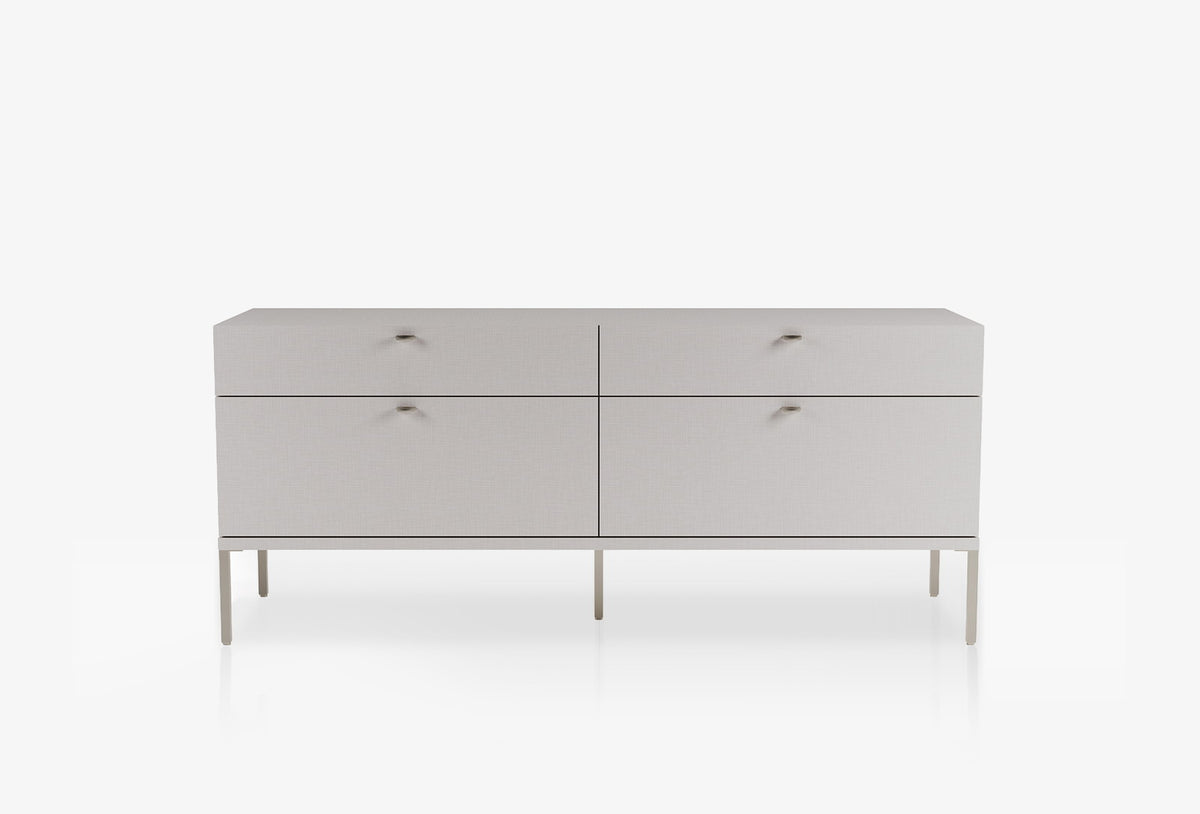 Fit & Flex 4 met Lade met Poten Module - Linnen, 160x67 cm (BxH)