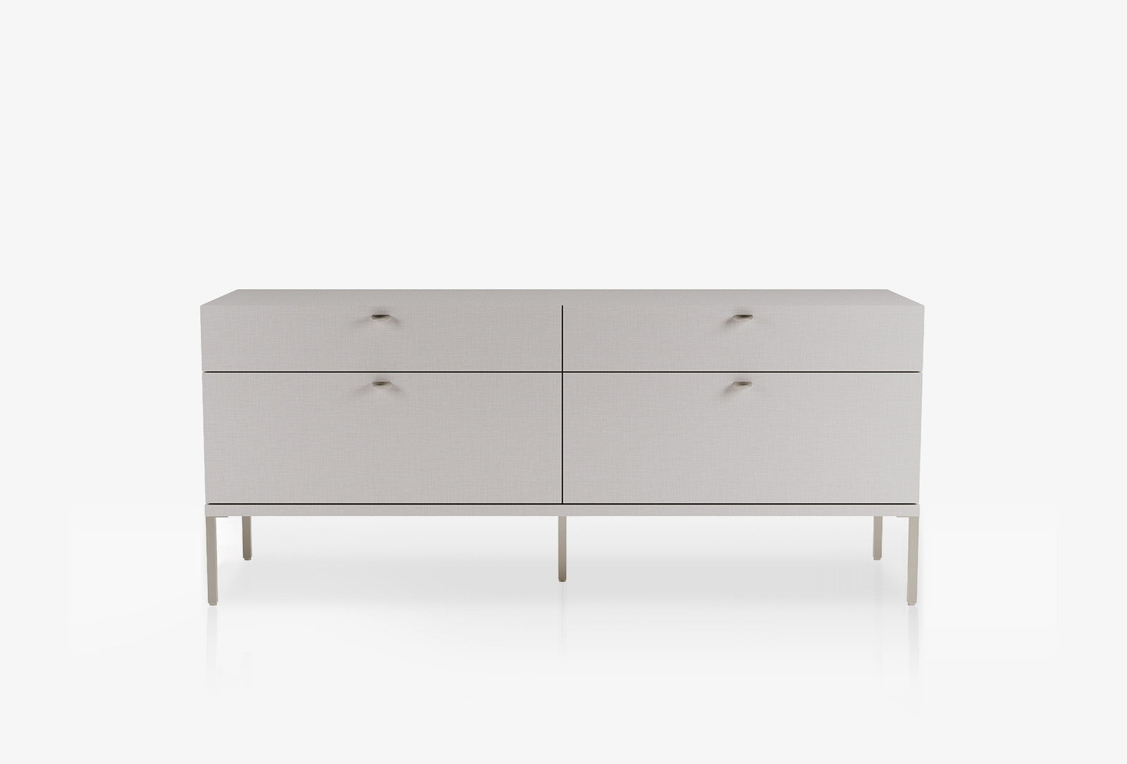 Fit & Flex 4 met Lade met Poten Module - Linnen, 160x67 cm (BxH)