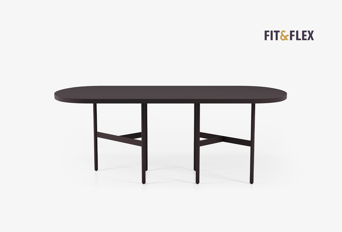 Fit & Flex Eettafel 8-10 Personen, 200x100 cm (BxD)