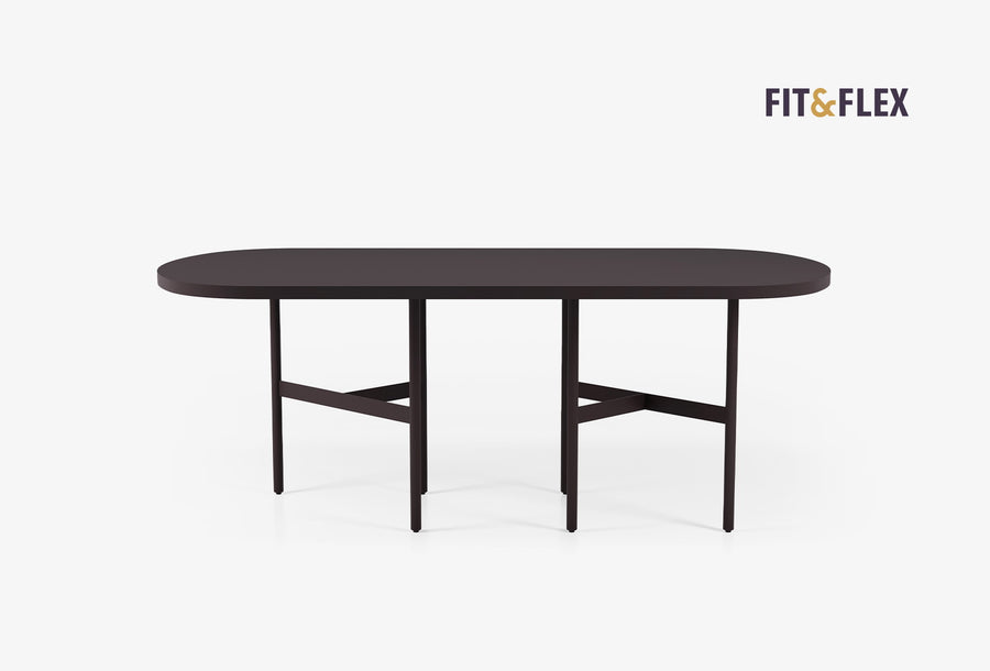 Fit & Flex Eettafel 8-10 Personen, 200x100 cm (BxD)