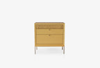 Fit & Flex 3 met Lade met Poten Module - Geel, 80x82 cm (BxH)
