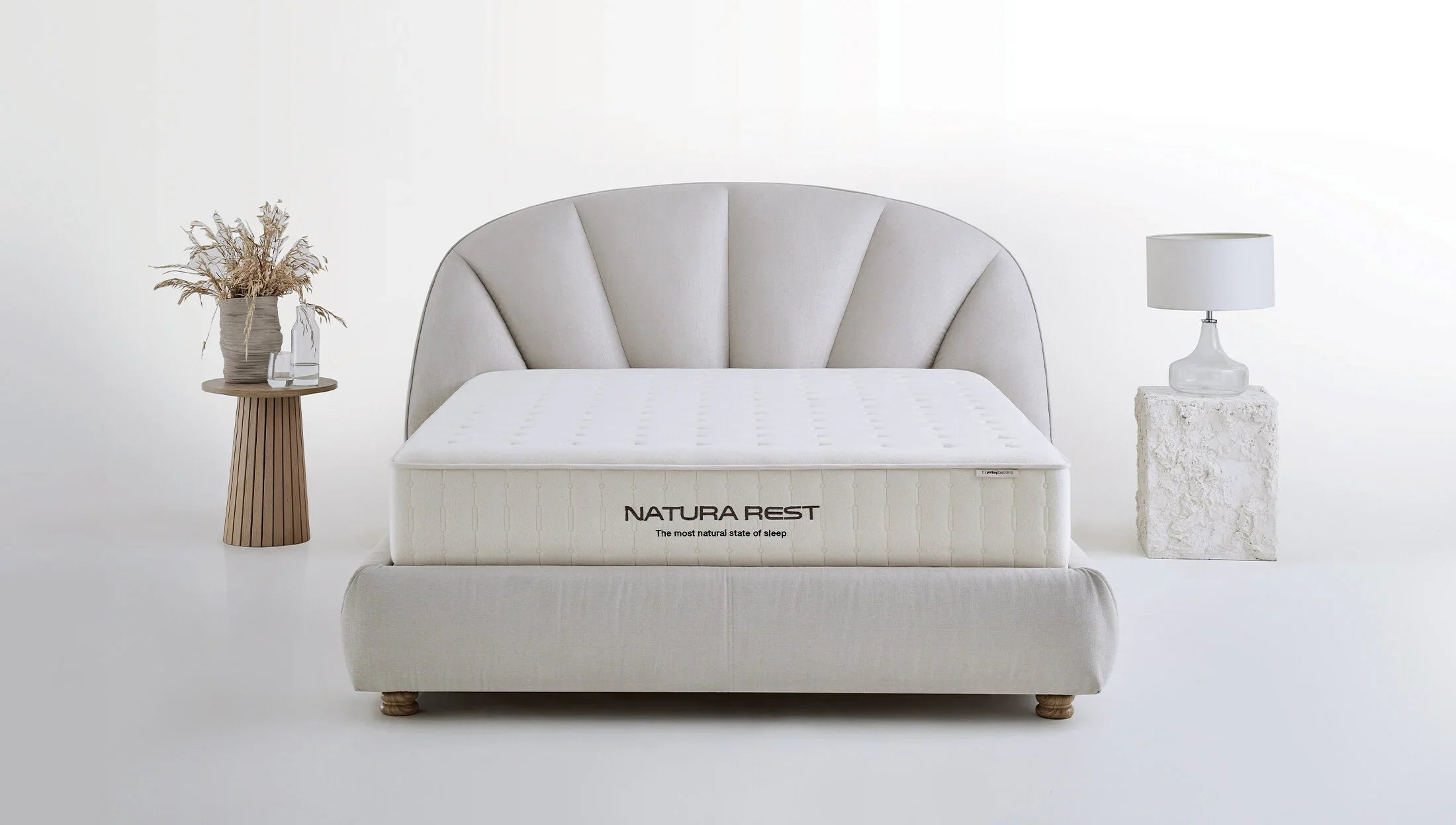 Yatas Bedding | Natura Rest Baza Bed 160x200 | Boxspring | Met Opbergruimte
