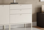 Fit & Flex 3 met Lade met Poten Module - Linnen, 80x82 cm (BxH)