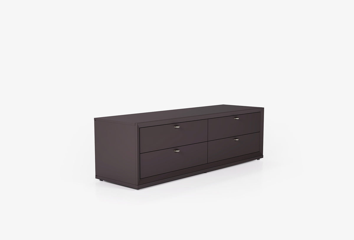 Fit & Flex 4 met Lade met Bedbodem Module - Bitter, 160x49 cm (BxH)