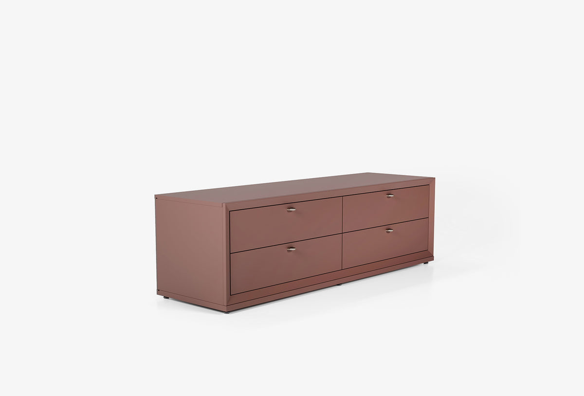 Fit & Flex 4 met Lade met Bedbodem Module - Sorbet, 160x49 cm (BxH)