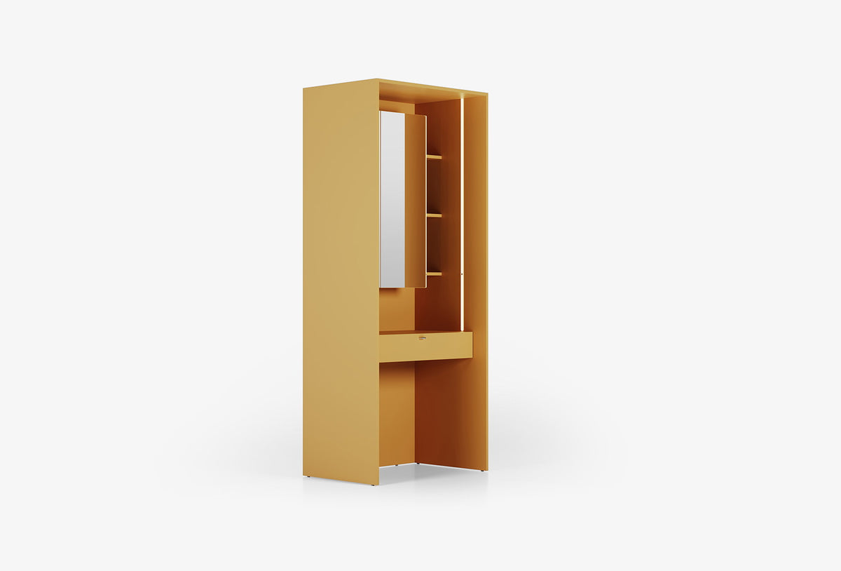 Fit & Flex Multifunctionele Verticale Module - Geel, 90x217 cm (BxH)