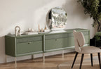 Fit & Flex 2 met Lade met Poten Module - Groen, 80x67 cm (BxH)