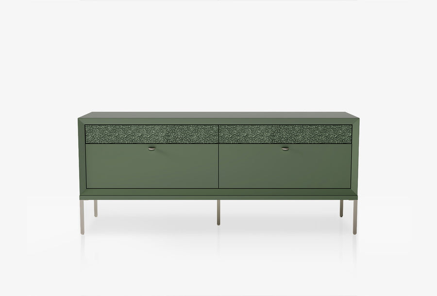 Fit & Flex 4 met Lade met Poten Module - Groen, 160x67 cm (BxH)