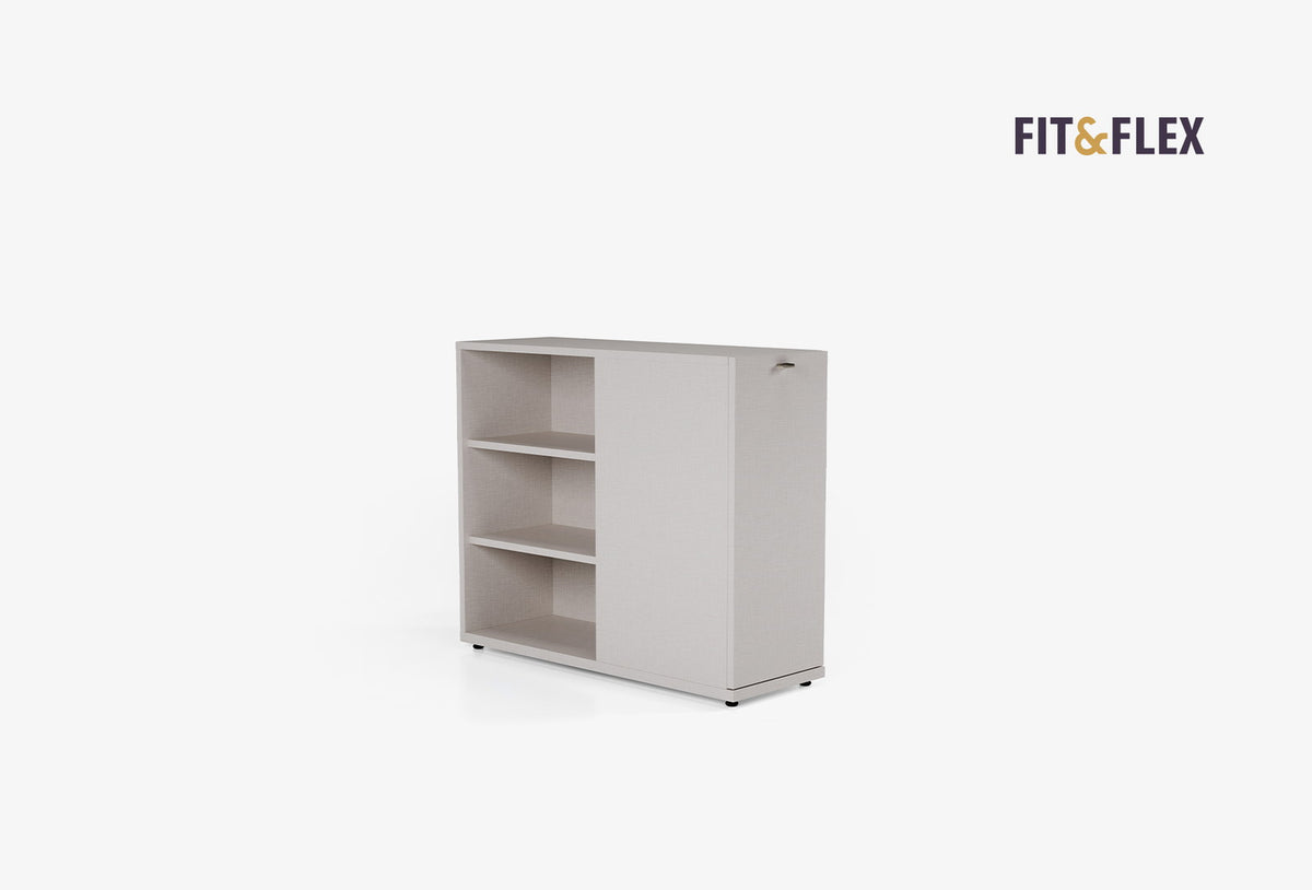 Fit & Flex Kastje met Legplank - Links, 32x76 cm (BxH)