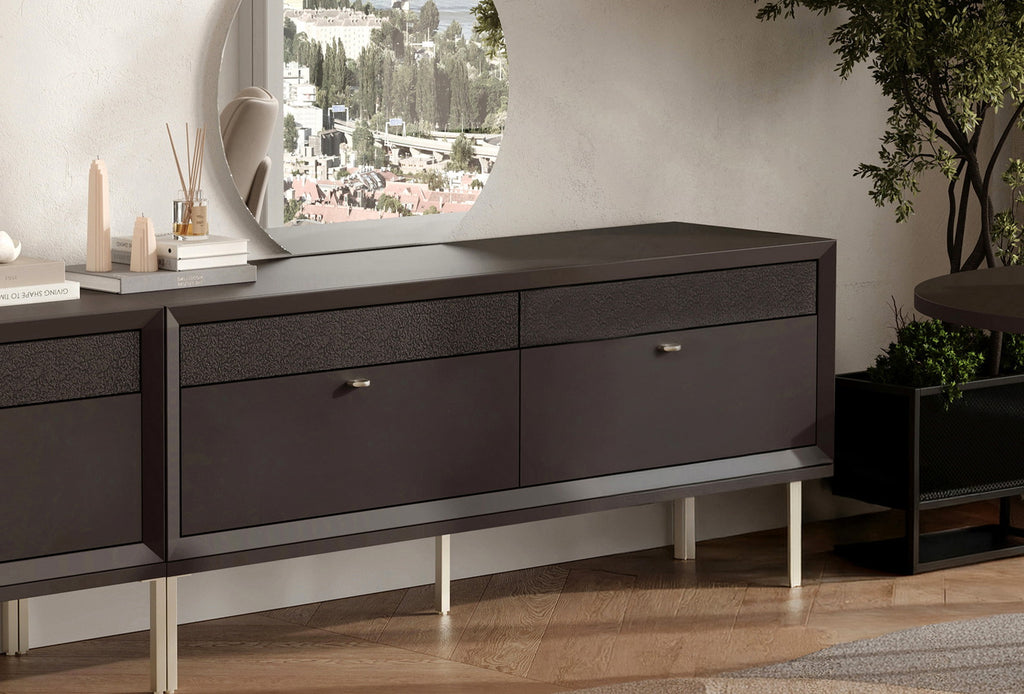 Fit & Flex 4 met Lade met Poten Module - Bitter, 160x67 cm (BxH)