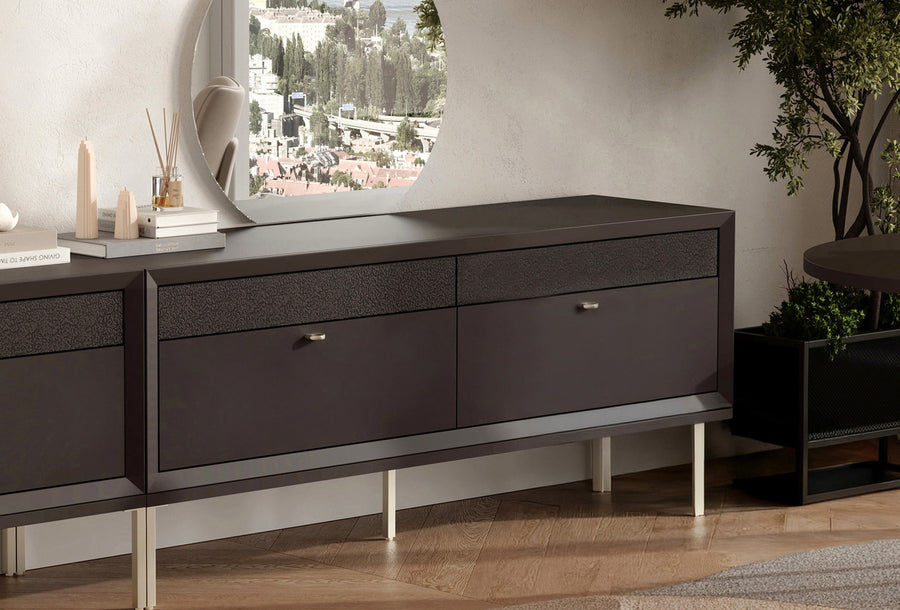 Fit & Flex 4 met Lade met Poten Module - Bitter, 160x67 cm (BxH)