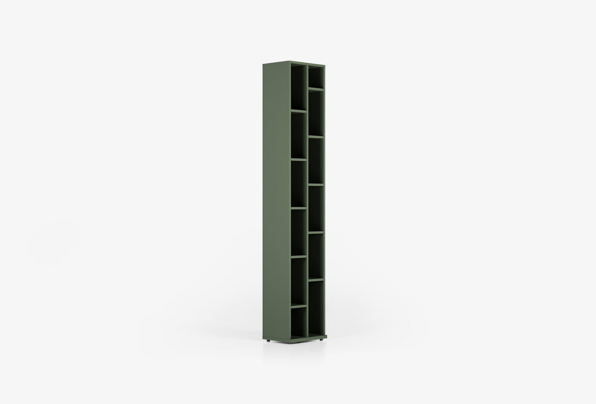 Fit & Flex Boekenkast - Groen, 40x217 cm (BxH)