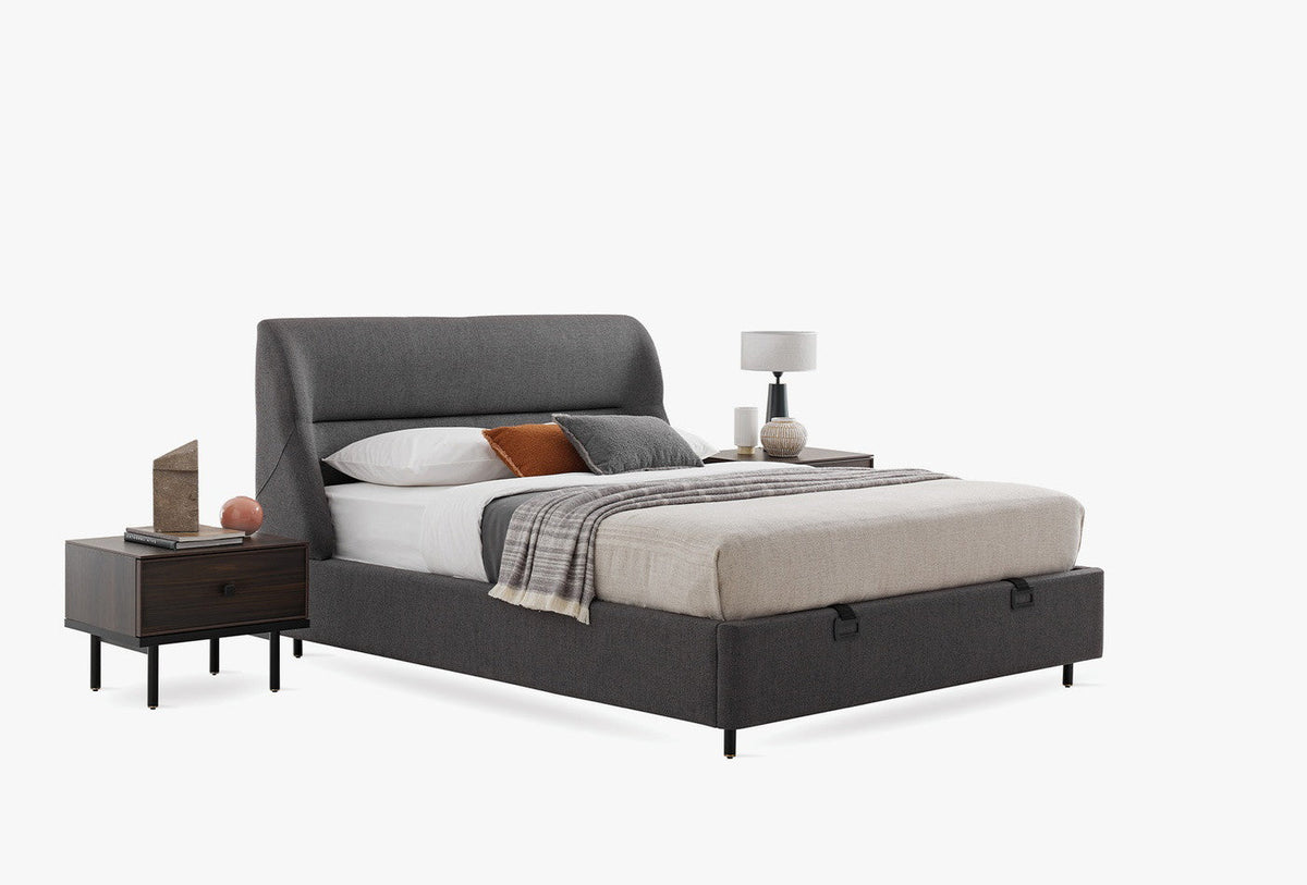Parma Boxspring met Hoofdbord 160x200 cm Antraciet foto 2
