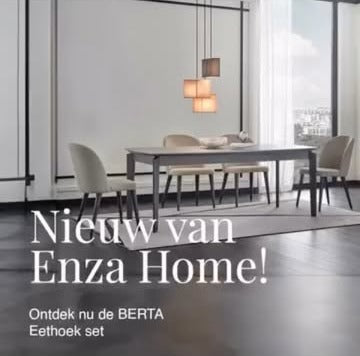 Berta eethoek set, nieuw van Enza Home