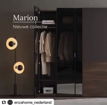 Marion kledingkast met glazen deuren, nieuwe collectie