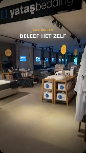 Yatas Bedding showroom in Rotterdam, beleef het zelf