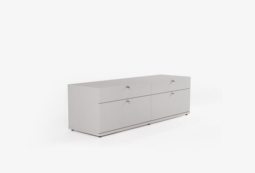 Fit & Flex 4 met Lade met Bedbodem Module - Linnen, 160x49 cm (BxH)