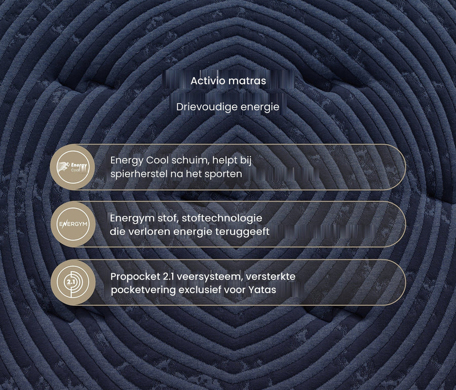 Activio   Pocketvering Matras van Yatas Bedding, afbeelding 5