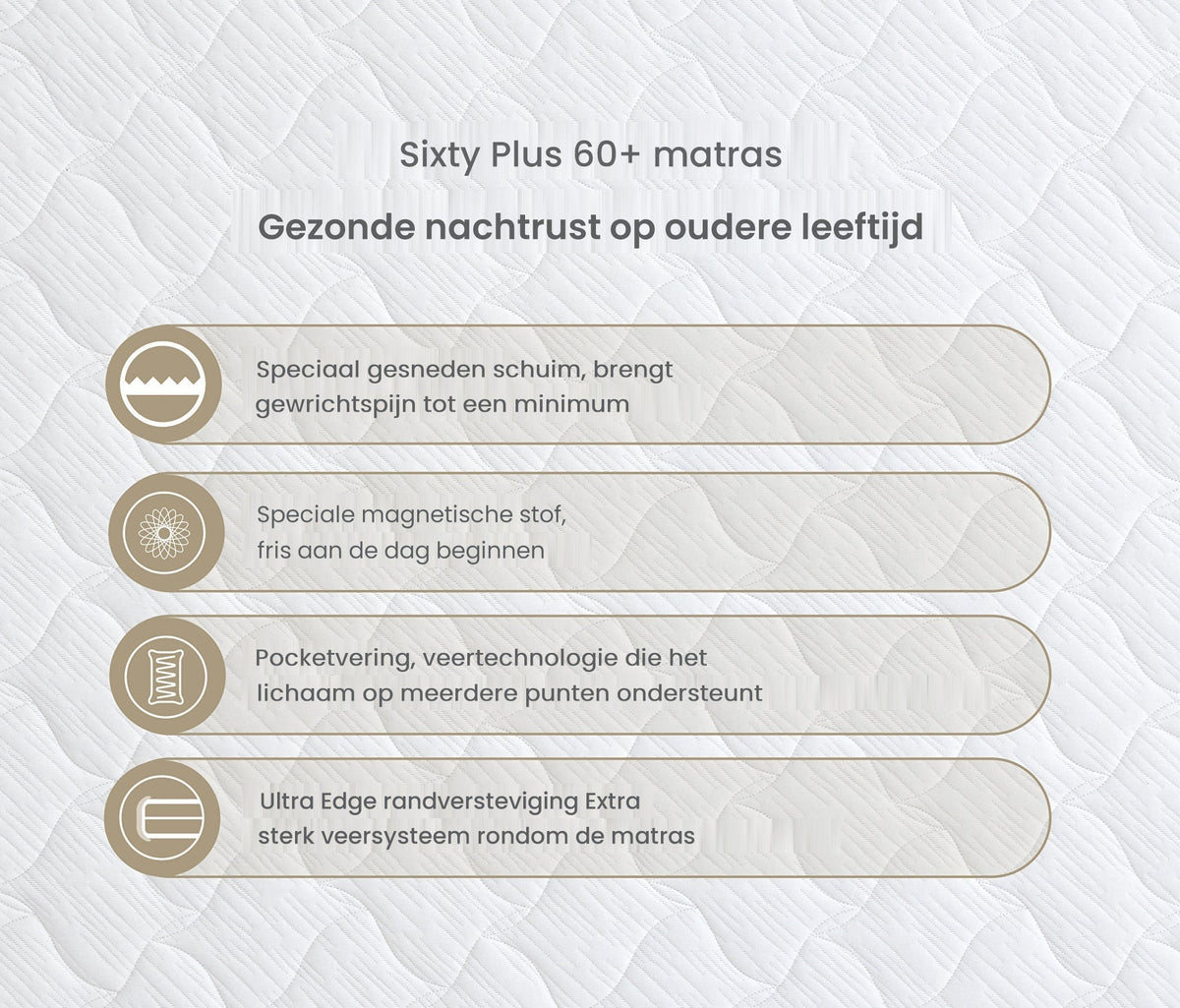 Sixty Plus   Pocketvering Matras van Yatas Bedding, afbeelding 5