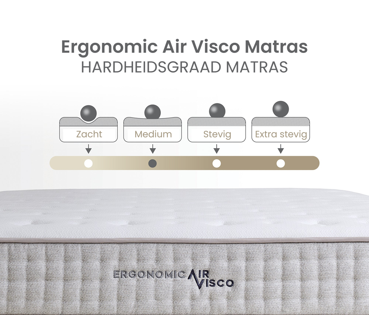 Ergonomic Air Visco   Pocketvering Matras van Yatas Bedding, afbeelding 5