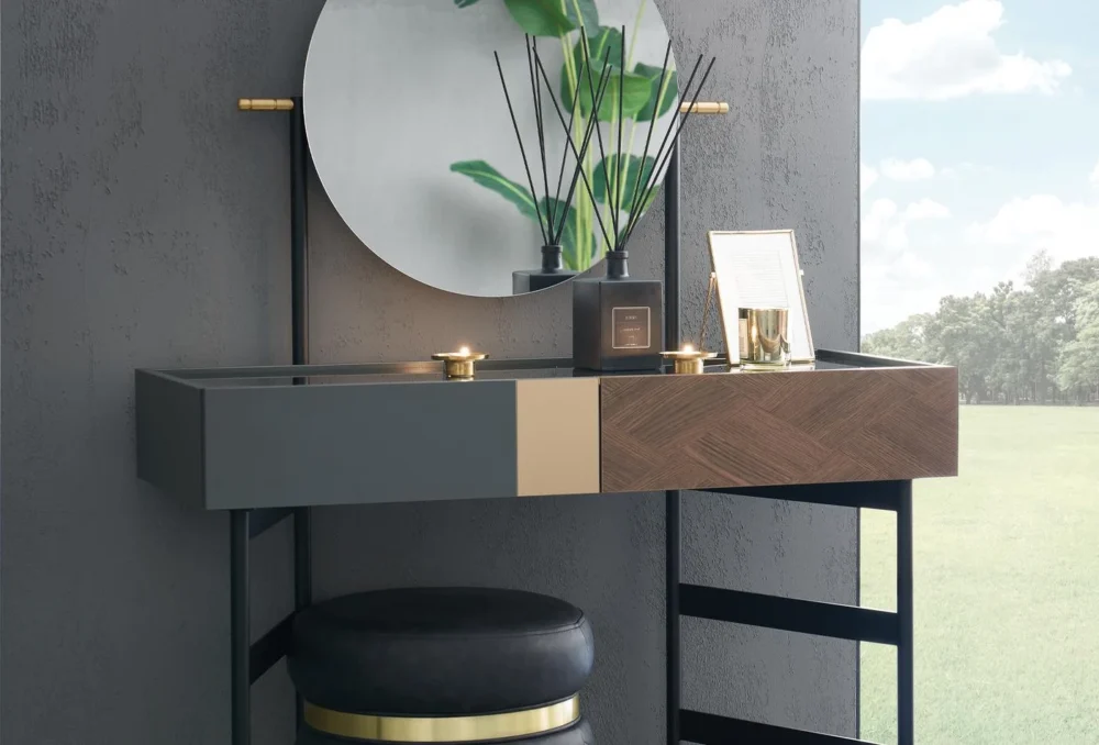 Dorian Make-Up Tafel incl. Spiegel - Afbeelding 3