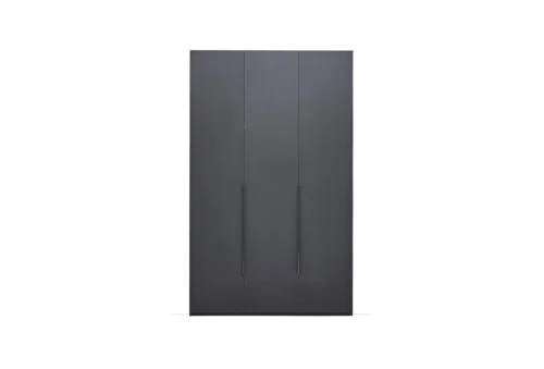 Legato 3-deurs kledingkast zwart